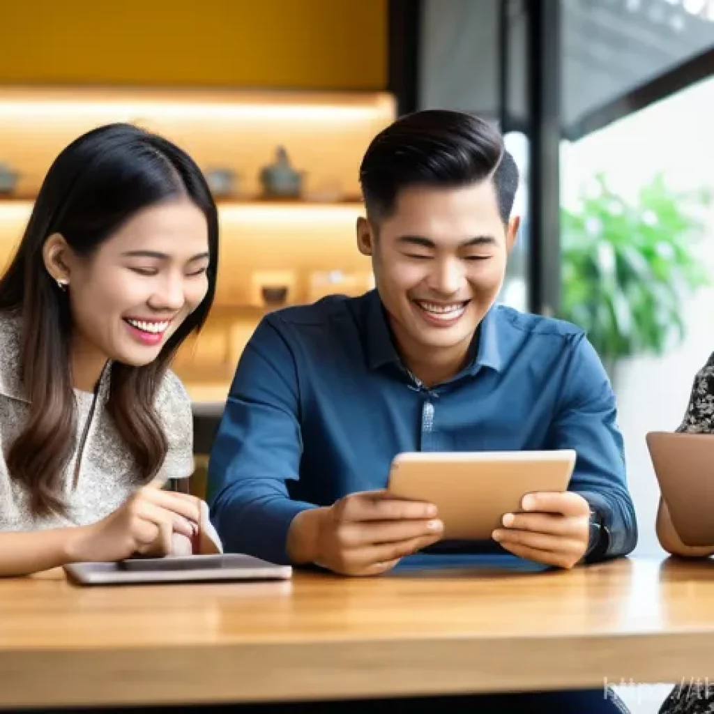 브랜드 스토리텔링의 성과 분석 방법 - **Prompt 1: Authentic Customer Connection and Digital Feedback**
    "A vibrant, medium-shot image s...